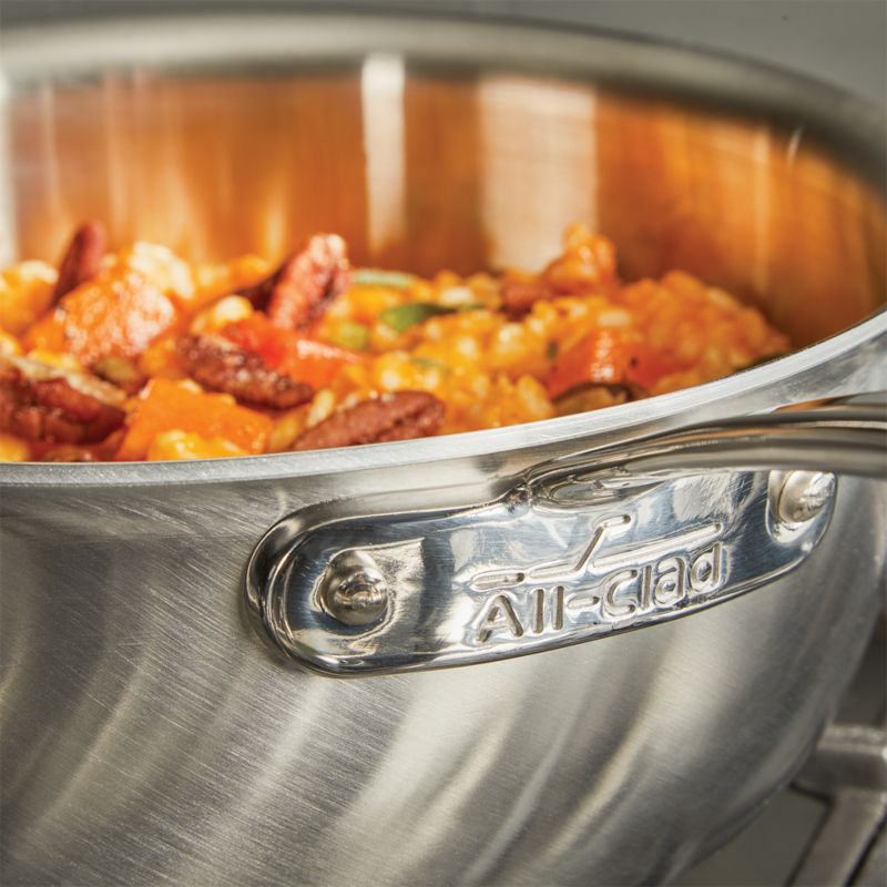 All-Clad ® d3 Curated 2.5-Quart Saucier with Lid - image 8 of 11