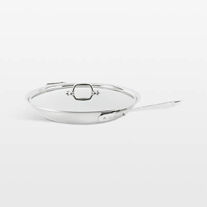 All-Clad D3 Stainless 14" Frypan with Lid