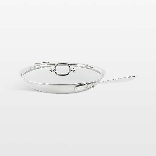 All-Clad D3 Stainless 14" Frypan with Lid