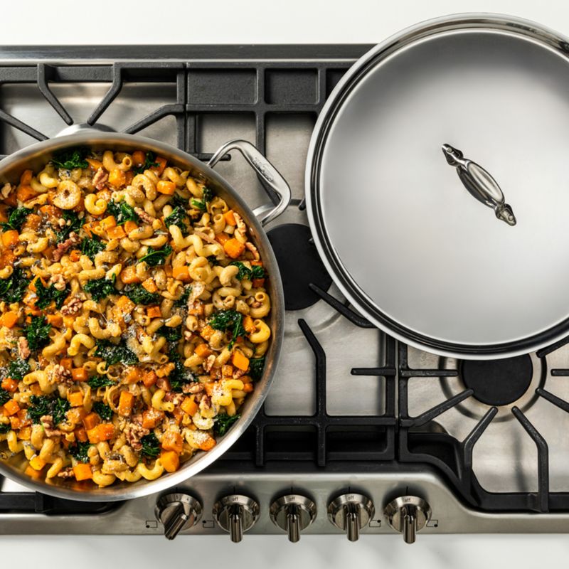 All-Clad D3 7-Qt. Stainless 3-ply Bonded Cookware, Sunday Supper Pan with Lid - image 6 of 8