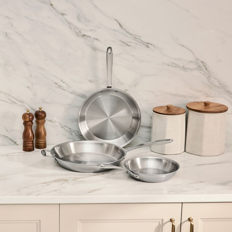 All-Clad ® D3 Curated Stainless Steel 8", 10" and 12" Fry Pan Set - image 5 of 10