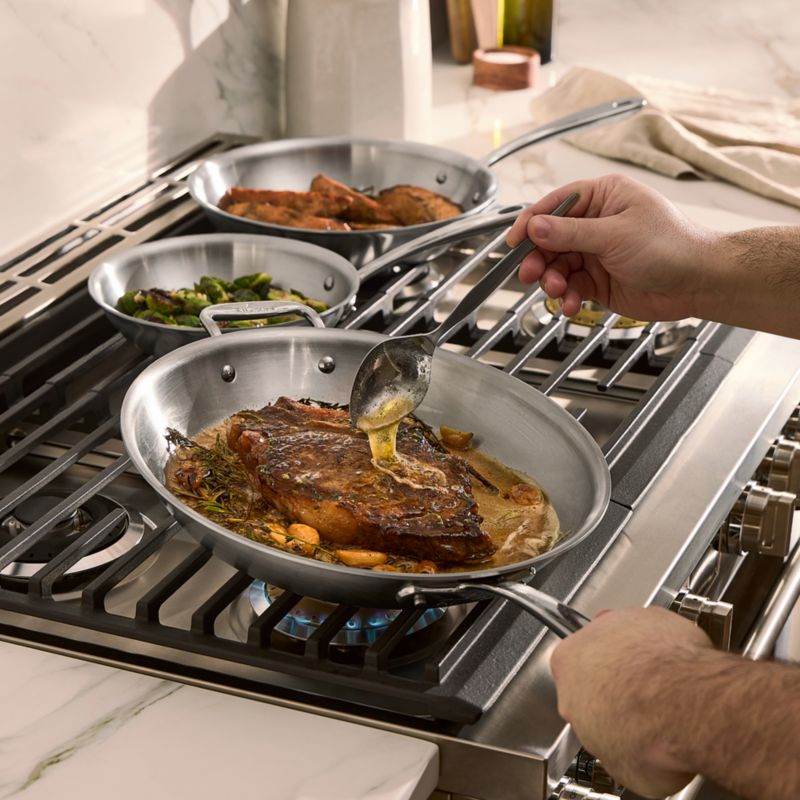 All-Clad ® D3 Curated Stainless Steel 8", 10" and 12" Fry Pan Set - image 3 of 10