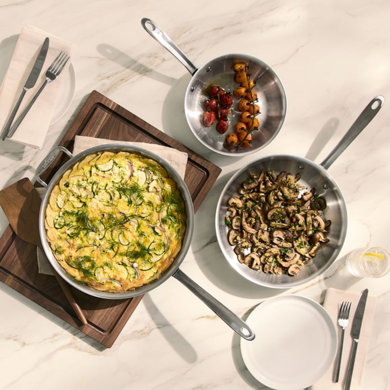 All-Clad ® D3 Curated Stainless Steel 8", 10" and 12" Fry Pan Set - image 1 of 10