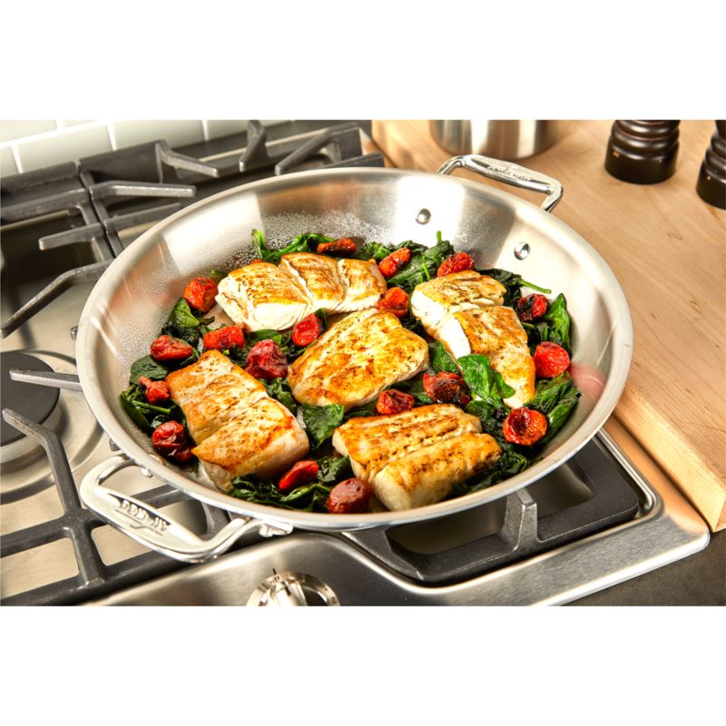 All Clad d3 13" Curated Stainless Steel Universal Pan - image 2 of 7