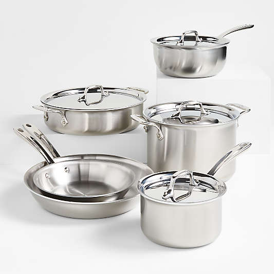 All-Clad ® D3 Curated Stainless Steel 10-Piece Cookware Set