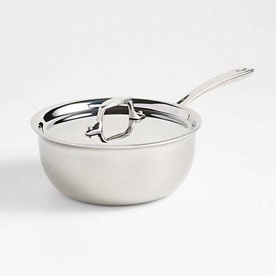 View All-Clad ® d3 Curated 2.5-Quart Saucier with Lid details