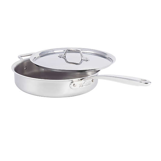 All-Clad ® D3 Curated 3-ply Stainless Steel 3-Qt. Saute Pan