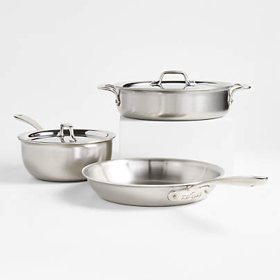 All-Clad ® D3 Curated Stainless Steel 5-Piece Cookware Set