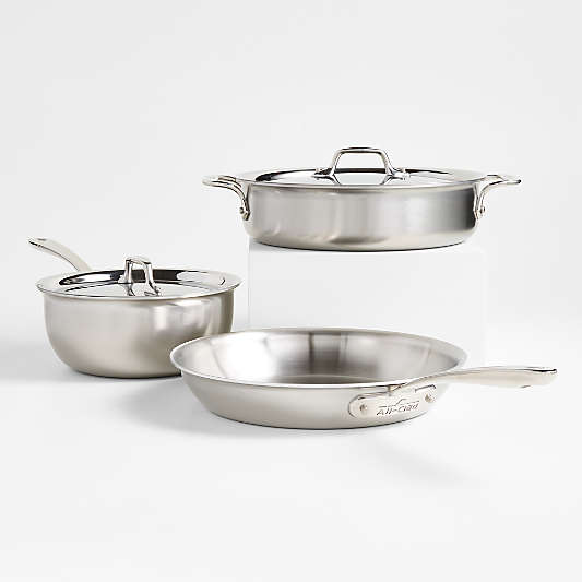 All-Clad ® D3 Curated Stainless Steel 5-Piece Cookware Set