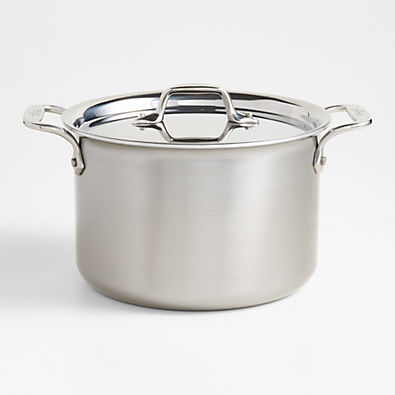 View All-Clad ® D3 Curated 3-ply Stainless Steel 5.5-Qt. Stockpot details