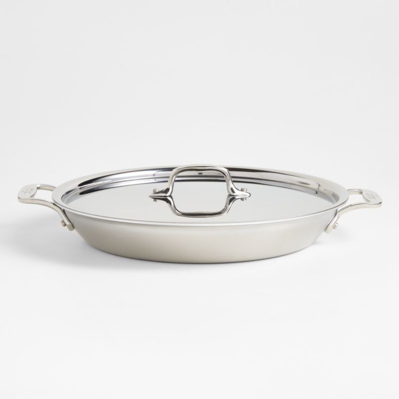 All Clad d3 13" Curated Stainless Steel Universal Pan - image 0 of 7