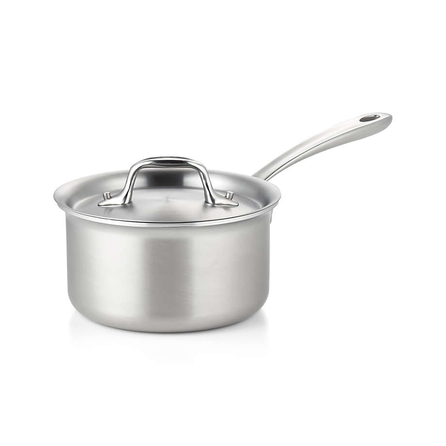 All Clad D3 Stainless 1.5-quart Sauce Pan With Lid, Saucepans