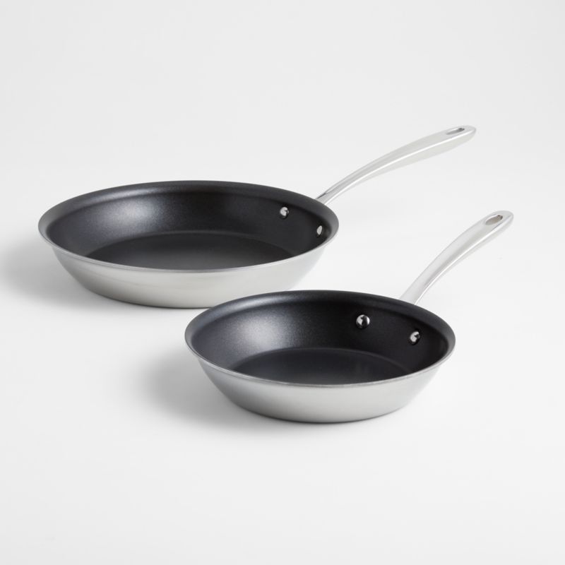 Crate & Barrel EvenCook Core 10 and 12 Ceramic Non-Stick Fry Pan