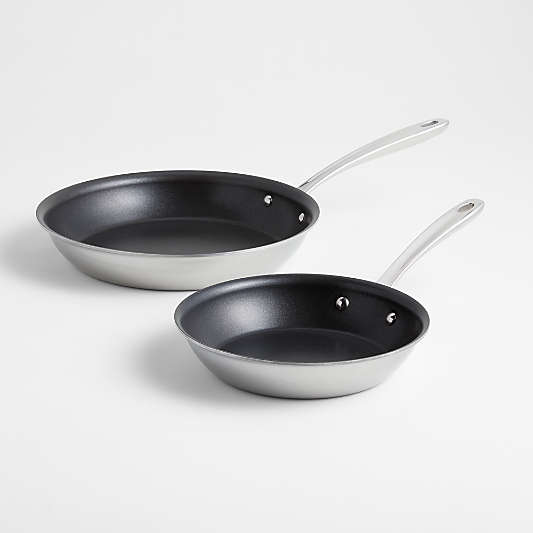 All-Clad ® d3 Curated Non-Stick Frying Pans, Set of 2: 8" and 10"