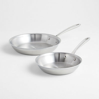 View All-Clad ® D3 Curated Stainless Steel 8" and 10" Fry Pans Set details