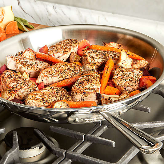 All-Clad ® D3 Stainless 12" Fry Pan with Lid