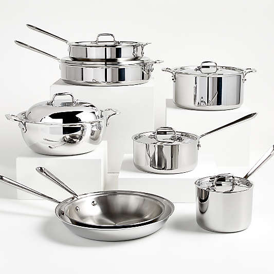 All-Clad ® d3 Stainless 14-Piece Cookware Set with Bonus