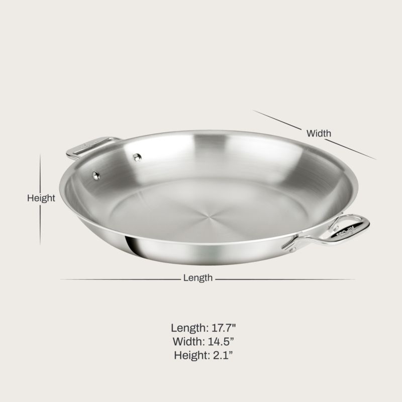 All-Clad ® D3 Stainless 3-Ply Paella Pan - image 6 of 7
