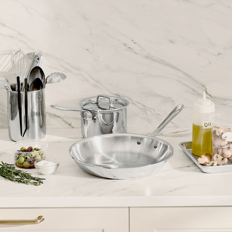 All-Clad ® D3 Stainless 3-Ply Sear & Serve 3-Piece Set - image 2 of 7