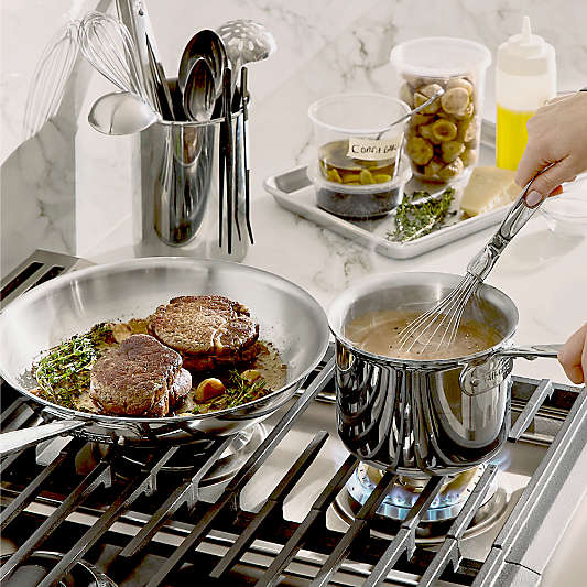 All-Clad ® D3 Stainless 3-Ply Sear & Serve 3-Piece Set