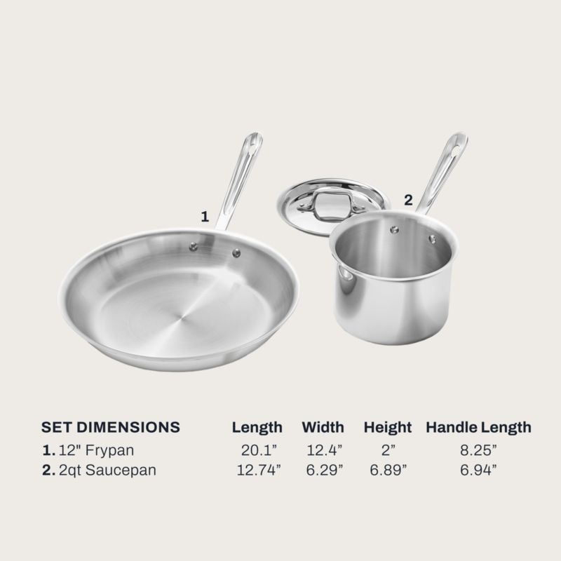 All-Clad ® D3 Stainless 3-Ply Sear & Serve 3-Piece Set - image 6 of 7