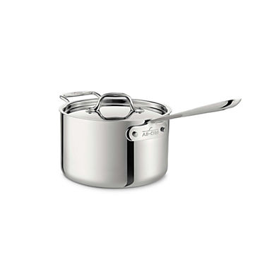 View All-Clad ® d3 Stainless Steel 4-qt. Saucepan with Lid details