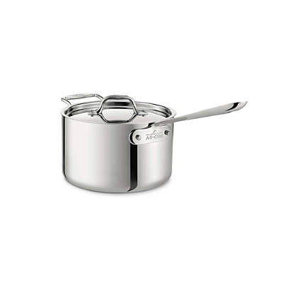 All-Clad ® d3 Stainless Steel 4-qt. Saucepan with Lid