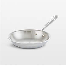 All-Clad D3 Stainless Steel 8" Fry Pan + Reviews | Crate & Barrel