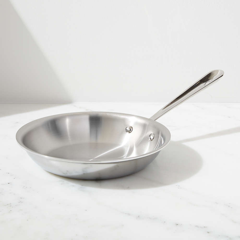 All-Clad d3 Stainless 8" Fry Pan + Reviews | Crate & Barrel