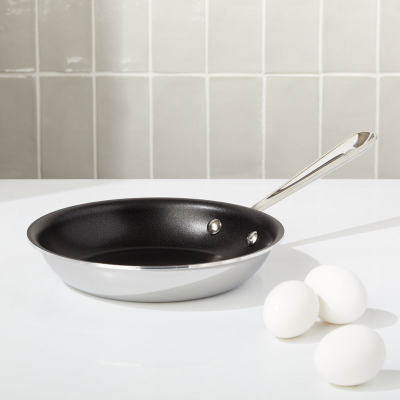 All-Clad d5 Stainless-Steel Nonstick 10.5 inch Omelette Pan