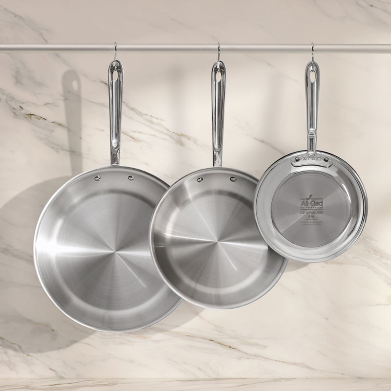 All-Clad ® D3 Stainless Steel 8", 10" and 12" Fry Pan Set - image 2 of 7