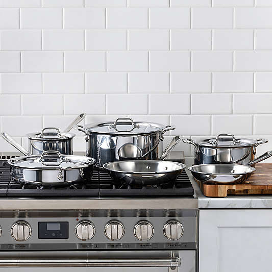 All-Clad ® d3 Stainless Steel 10-Piece Cookware Set