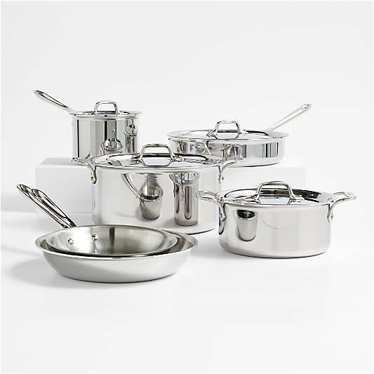 All-Clad ® D3 Stainless Steel 10-Piece Cookware Set