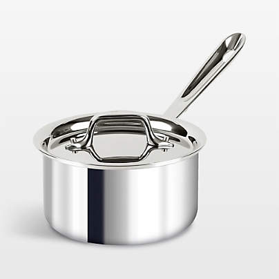All-Clad ® d3 Stainless Steel 1.5-Qt. Saucepan with Lid