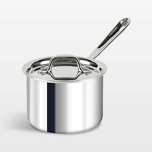 All-Clad ® D3 Stainless Steel 4-Qt. Saucepan with Lid