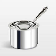 Crate & Barrel EvenCook Core ® 1.6 Qt. Stainless Steel Saucepan