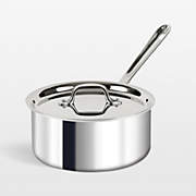 Crate & Barrel EvenCook Core ® 1.6 Qt. Stainless Steel Saucepan