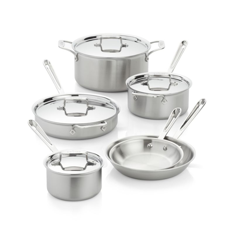 All-Clad ® d5 ® Brushed Stainless Steel 10-Piece Cookware Set with Bonus - image 8 of 8