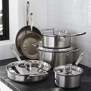 All-Clad d5 Brushed Stainless 3qt Sauce Pan & Lid 8701004135