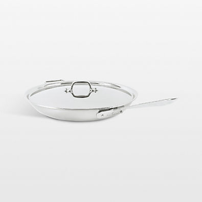 View All-Clad D5 14" Stainless Steel Fry Pan with Lid details