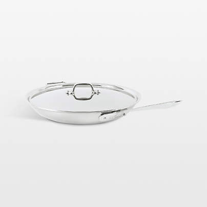 All-Clad ® D5 14" Stainless Steel Fry Pan with Lid