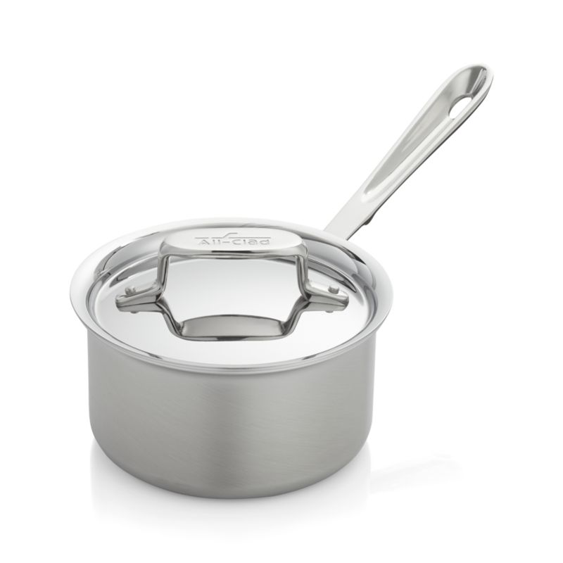 All-Clad ® d5 ® 1.5 qt Brushed Stainless Steel Saucepan with Lid - image 6 of 4