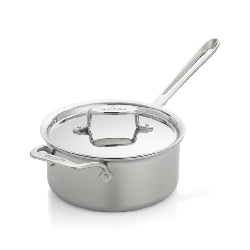 All-Clad ® d5 ® 3 qt Brushed Stainless Steel Saucepan with Lid - image 9 of 9