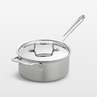 All-Clad ® D5 3-Qt. Brushed Stainless Steel Saucepan with Lid