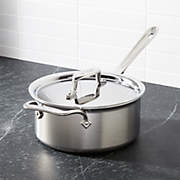 Crate & Barrel EvenCook Core ® 1.6 Qt. Stainless Steel Saucepan