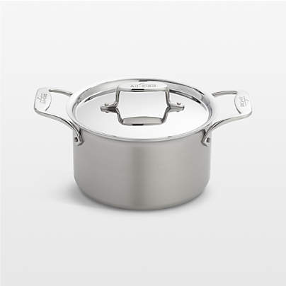 All-Clad ® D5 Brushed Stainless Steel 4-Qt. Soup Pot with Lid