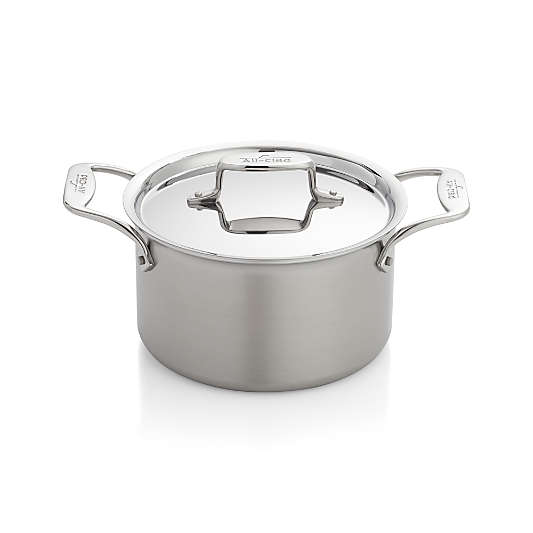 All-Clad ® d5 ® Brushed Stainless Steel 4 qt. Soup Pot with Lid