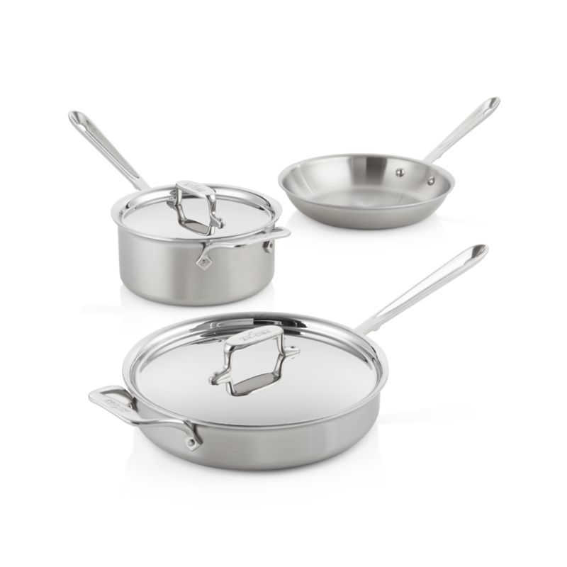 All-Clad ® d5 ® Brushed Stainless Steel 5-Piece Cookware Set - image 13 of 11