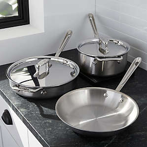 All Clad Stainless Steel Cookware Set • My Made in the USA