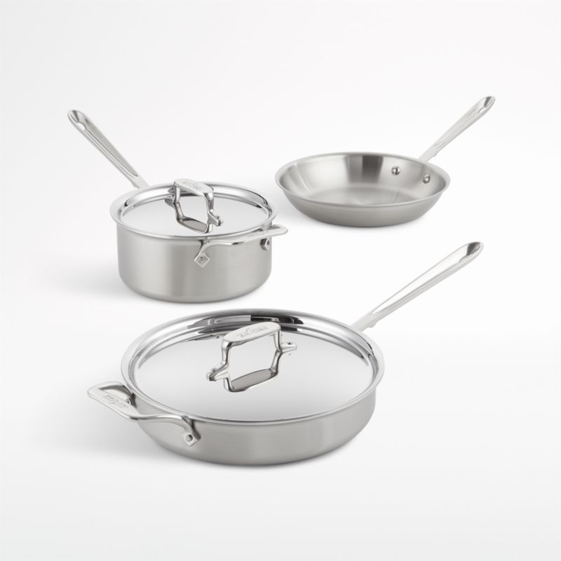 All-Clad ® d5 ® Brushed Stainless Steel 5-Piece Cookware Set - image 12 of 11